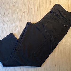 Nordictrack Nordic Track Men’s black utility cargo pants poly stretch 34x29